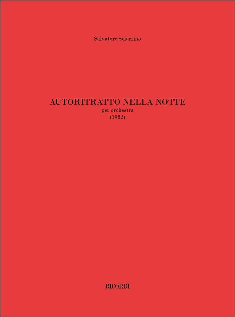 Autoritratto Nella Notte